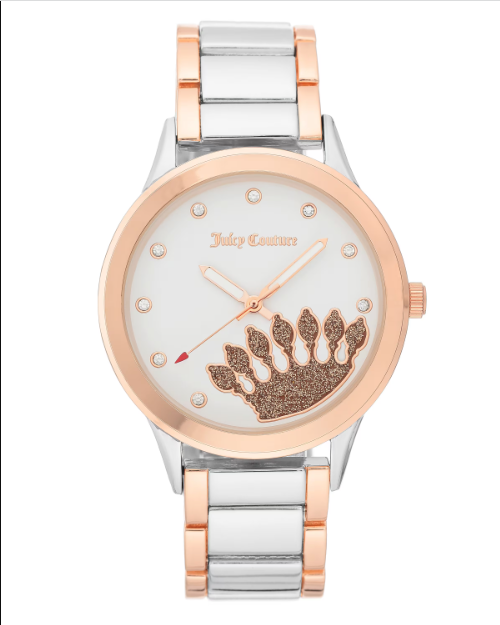 Juicy Couture 'Black Label' Bi-Metal Ladies Quartz Wristwatch - JC/1126WTRT
