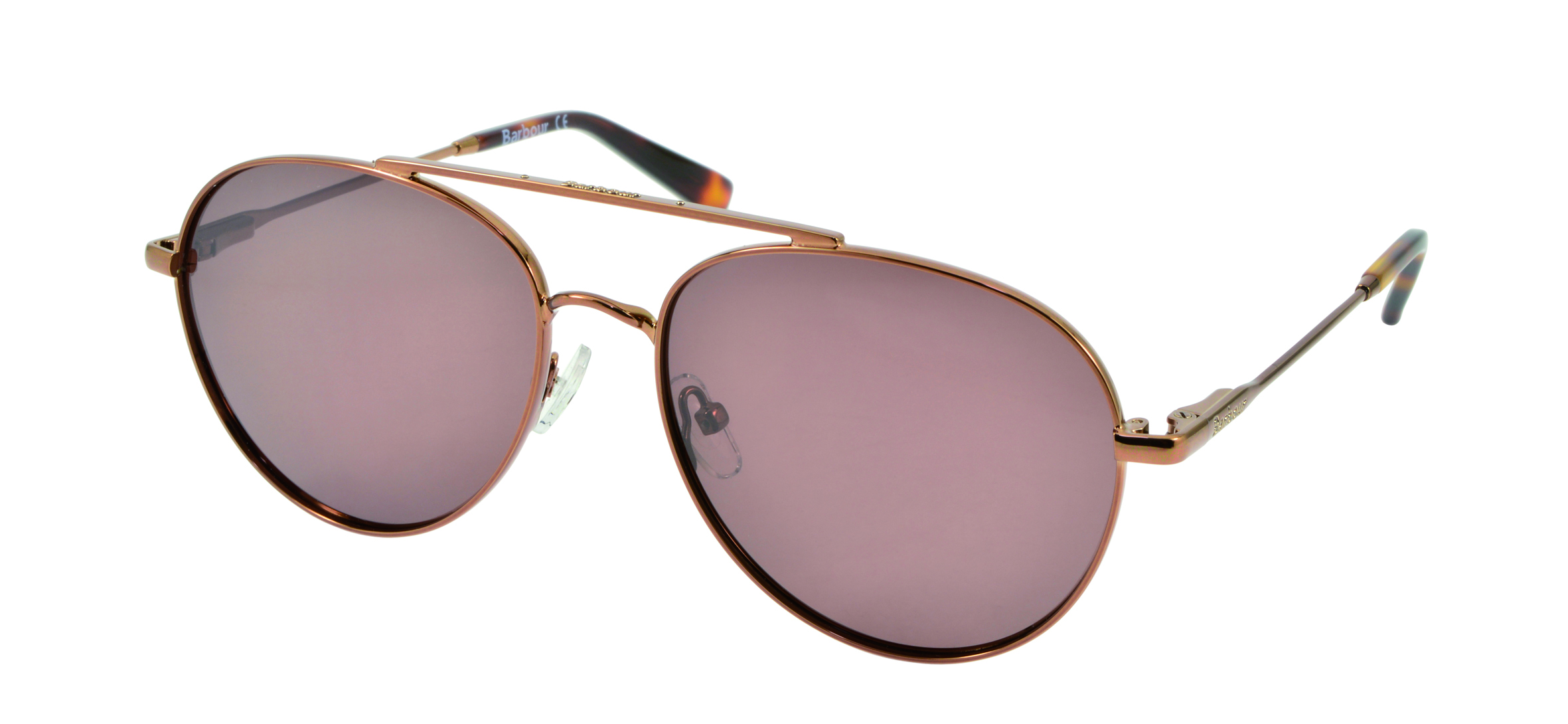 Barbour Sunglasses - Aviator Teardrop Style - Gold-Tone Metal Frame - BS073-C2